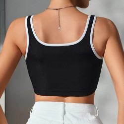Women Sports Breathable Sexy Casual Comfortable Outer Wearing Crop Camis