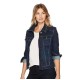 Women Fashion Casual Lapel Long-Sleeve Slim-Fit Denim Jacket