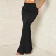 Women Fashion Sexy Solid Color Pleated High Waist Skirt