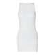 Women Summer Fashion Casual Solid Color Round Neck Sleeveless Short Dress