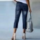 Women Fashion Retro Slim Stretch Jeans