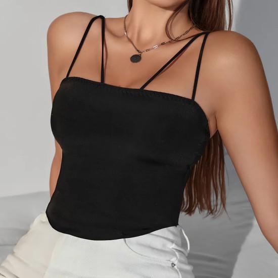 Sexy Women Spaghetti Strap Padded Camis