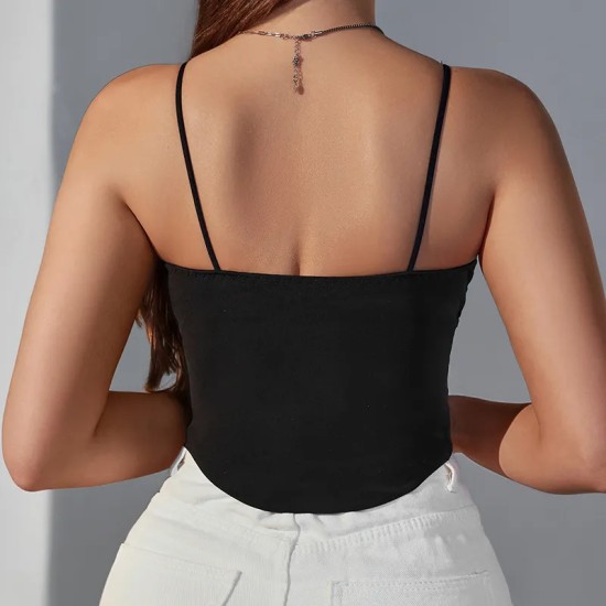 Sexy Women Spaghetti Strap Padded Camis