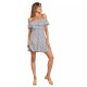 Sexy Women Summer Vacation Off-Shoulder Ruffled Short Sleeve Dress