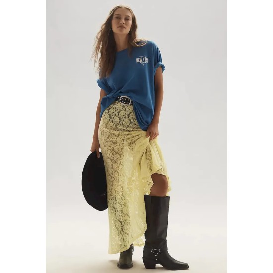 Women Fashion Sexy Solid Color Lace Hollow-Out Jacquard Skirts